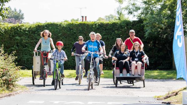 Cycling charity sales
